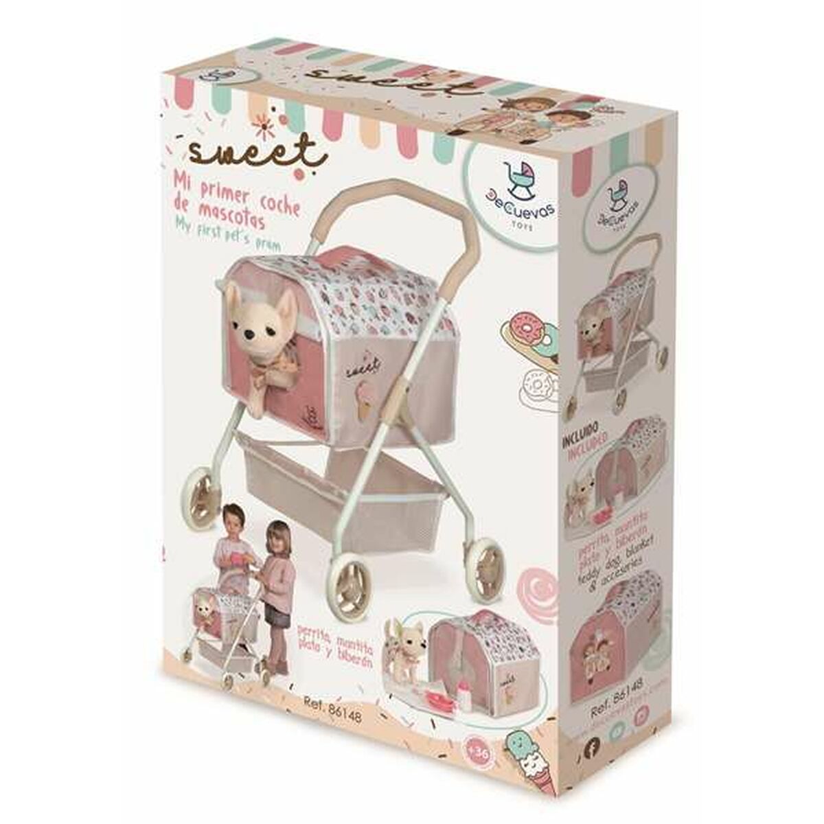 Haustierwagen Decuevas Sweet Für Kinder 35 x 50 x 56 cm