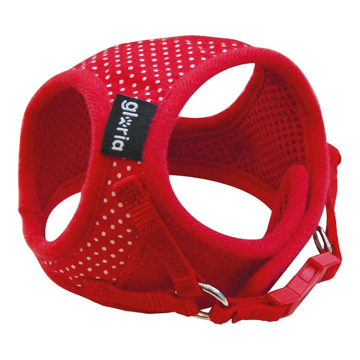 Hundegeschirr Gloria Punkte 33-44 cm L Rot