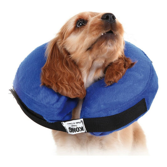 Genesungshalsband für Hunde KVP Kong Cloud Blau Aufblasbar (Max. 15 cm)