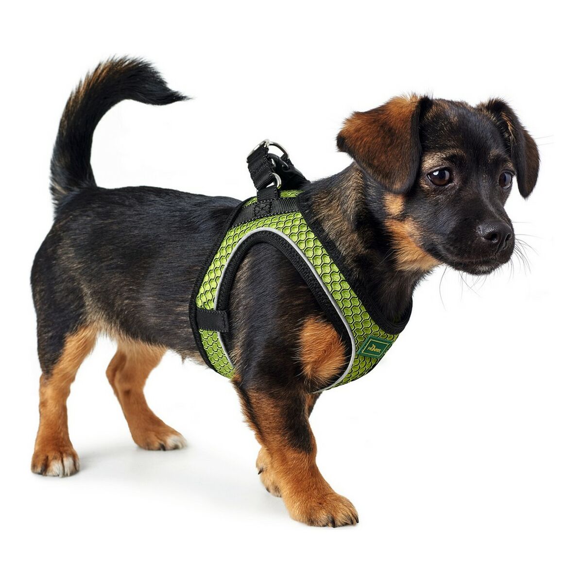 Hundegeschirr Hunter Hilo-Comfort Neongrün XS (35-37 cm)