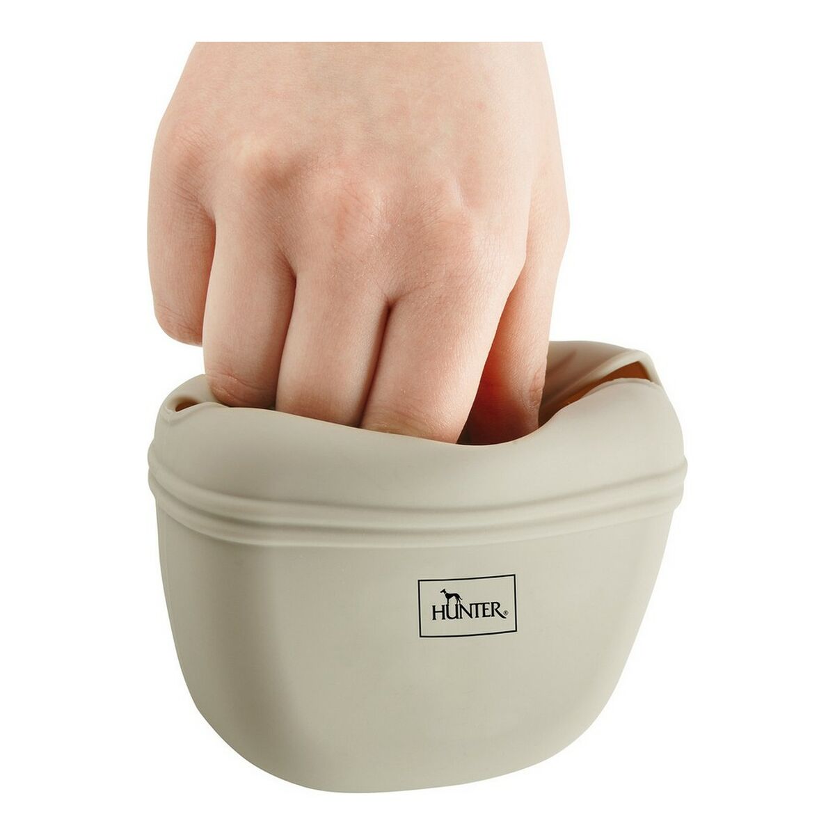 Hülle Hunter Lugo Silikon Tasche Beige (14 x 15 x 7 cm)