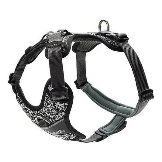 Hundegeschirr Hunter Divo Reflektierend Schwarz/Grau Größe S/M (52-68 cm)