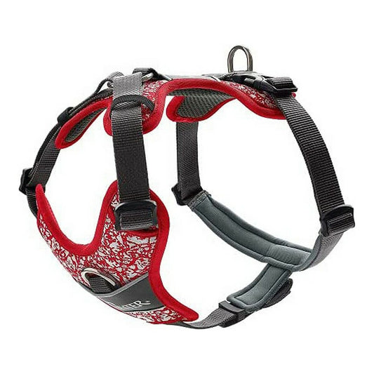 Hundegeschirr Hunter Divo Rot Grau Reflektierend M Rosa/Grau (56-73 cm)