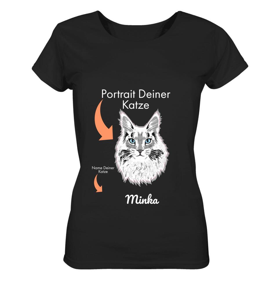 Portrait Deiner Katze auf einem T-Shirt