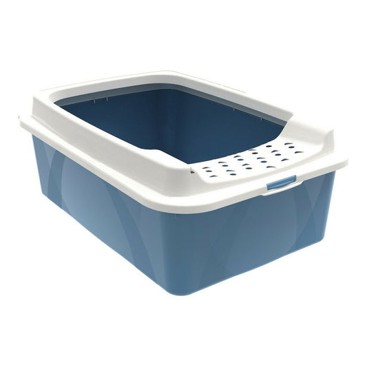 Katzentoilette Rotho My Pet 56 x 17 x 40 cm Blau Kunststoff (Restauriert B)