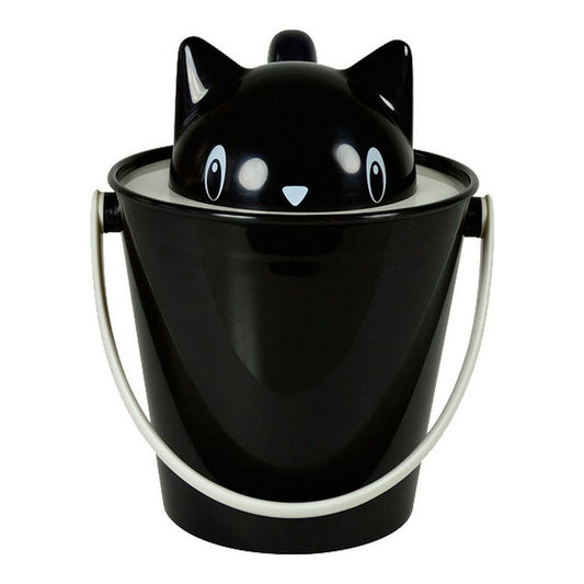 Container-Eimer United Pets Katze 20 cm Schwarz
