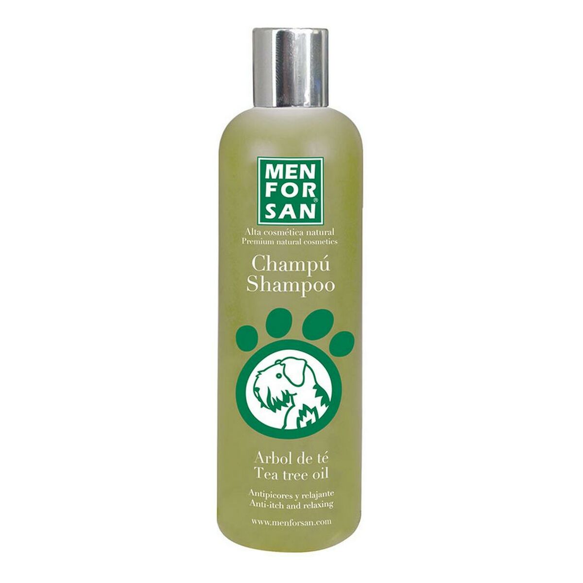 Shampoo für Haustiere Menforsan Teebaum 300 ml Karamell