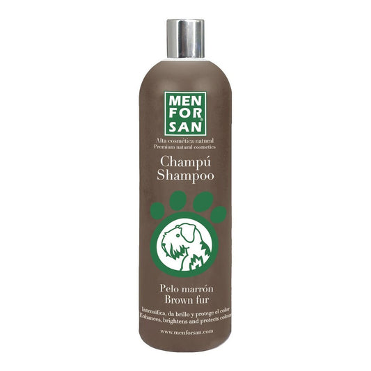 Shampoo Menforsan Hund kastanienfarbenes Haar 1 L