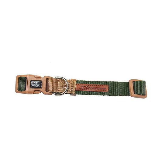 Hundehalsband Nayeco 30-40 x 1,5 cm Beige grün