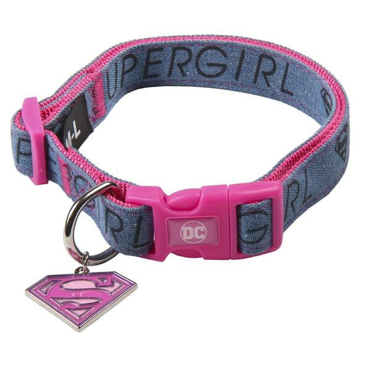 Hundehalsband Superman XXS/XS Rosa