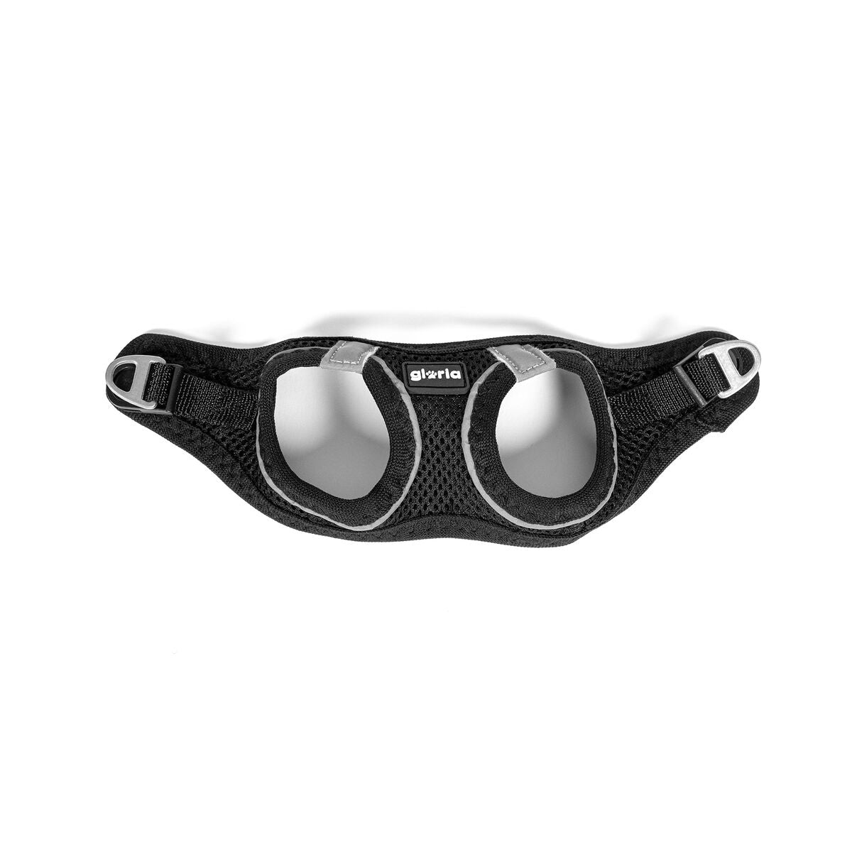 Hundegeschirr Gloria Trek Star 32,8-35,4 cm 45-47 cm Schwarz M