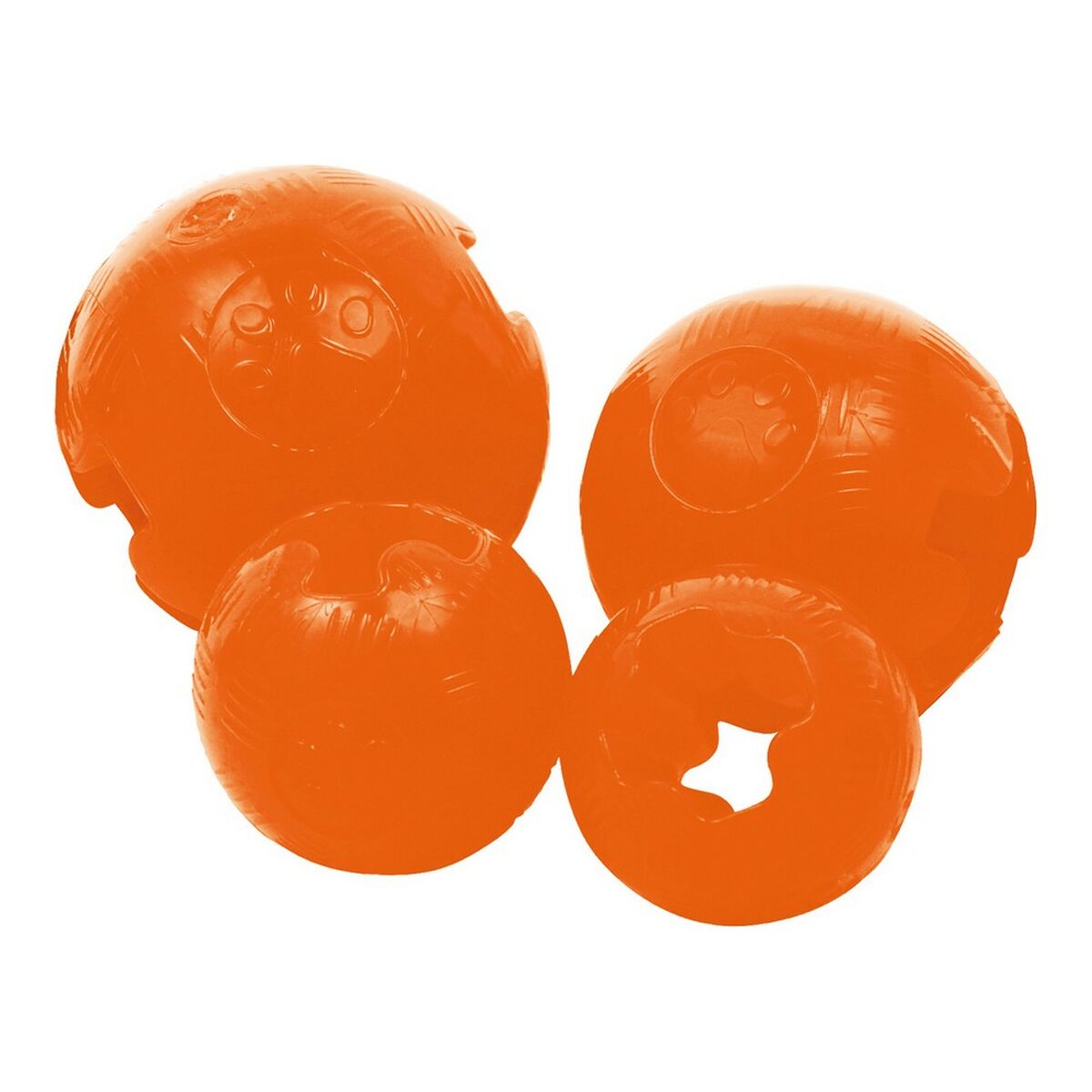Hundespielzeug Gloria TPR 5.7cm Orange
