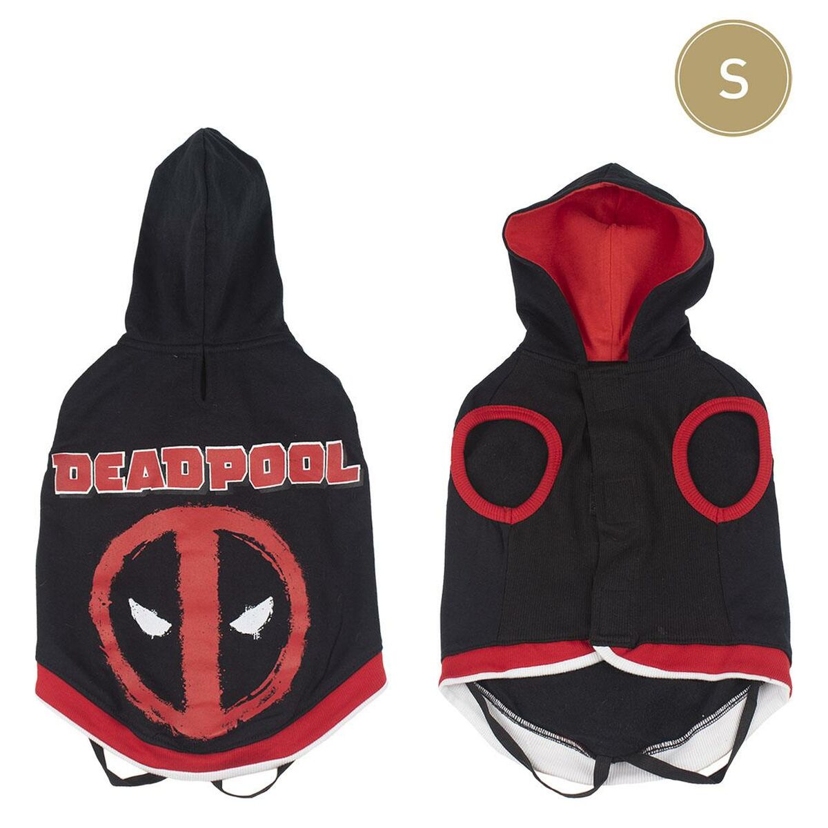 Hundepulli Deadpool S Schwarz