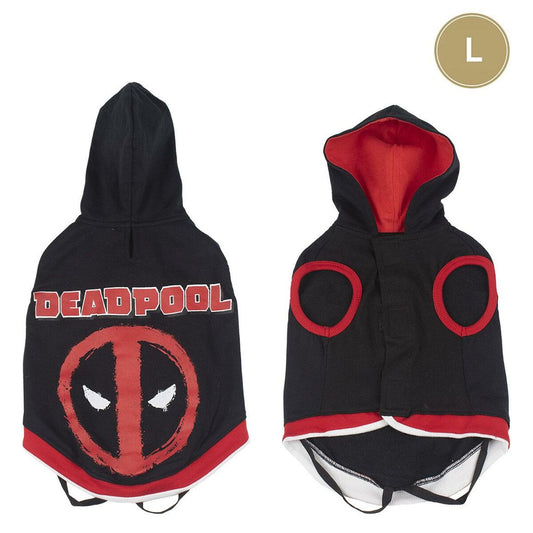Hundepulli Deadpool L Schwarz