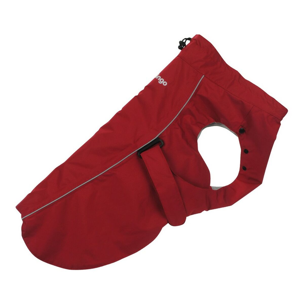 Regenmantel für Hunde Red Dingo Perfect Fit Rot 60 cm