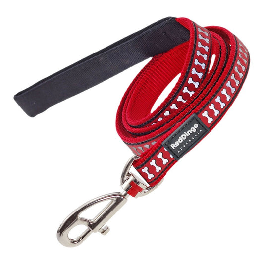 Hundeleine Red Dingo Reflektierend 2 x 120 cm Rot