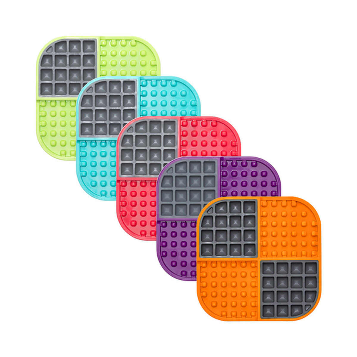 Kissen Lickimat Slomo grün Polypropylen TPR