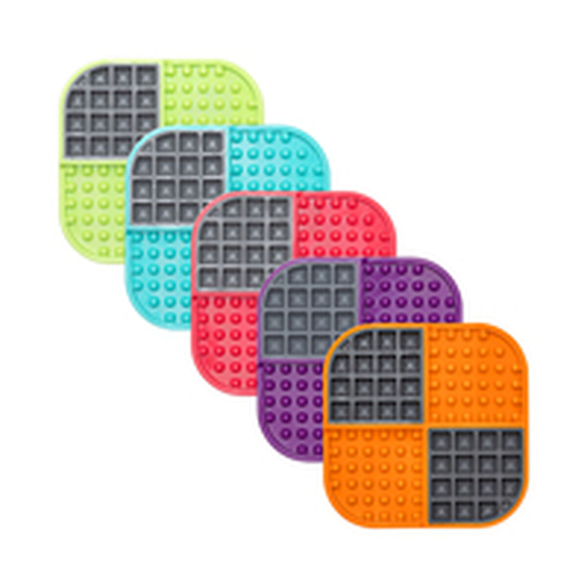 Kissen Lickimat Slomo grün Polypropylen TPR