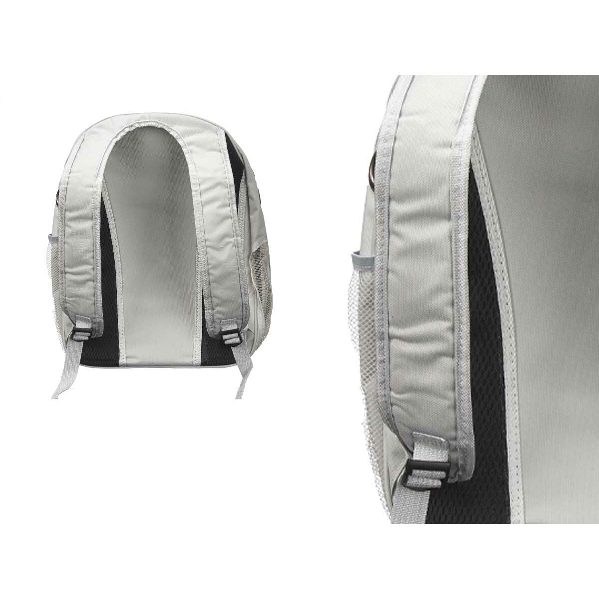 Rucksack für Haustiere Grau Durchsichtig 33 x 12 x 42 cm