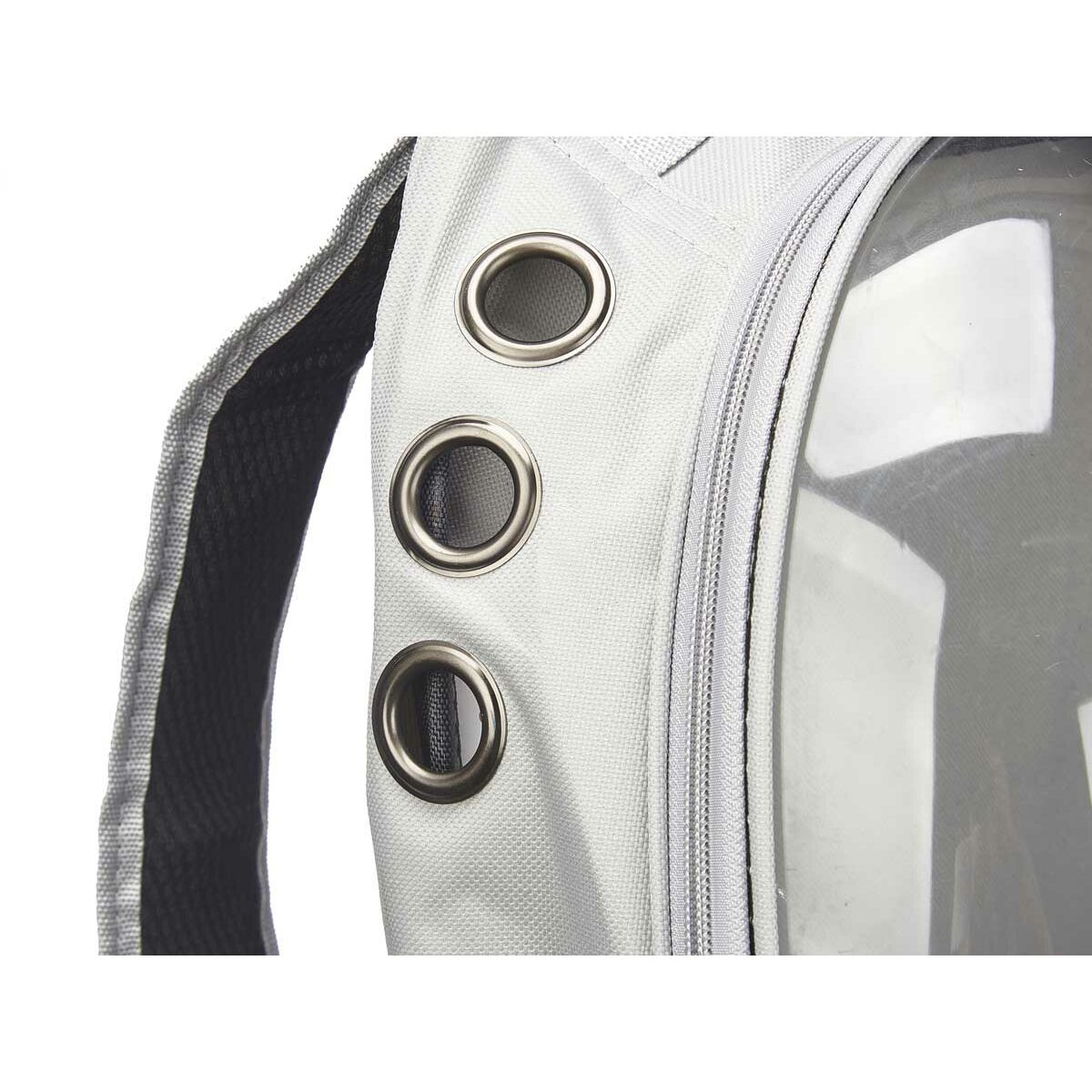 Rucksack für Haustiere Grau Durchsichtig 33 x 12 x 42 cm