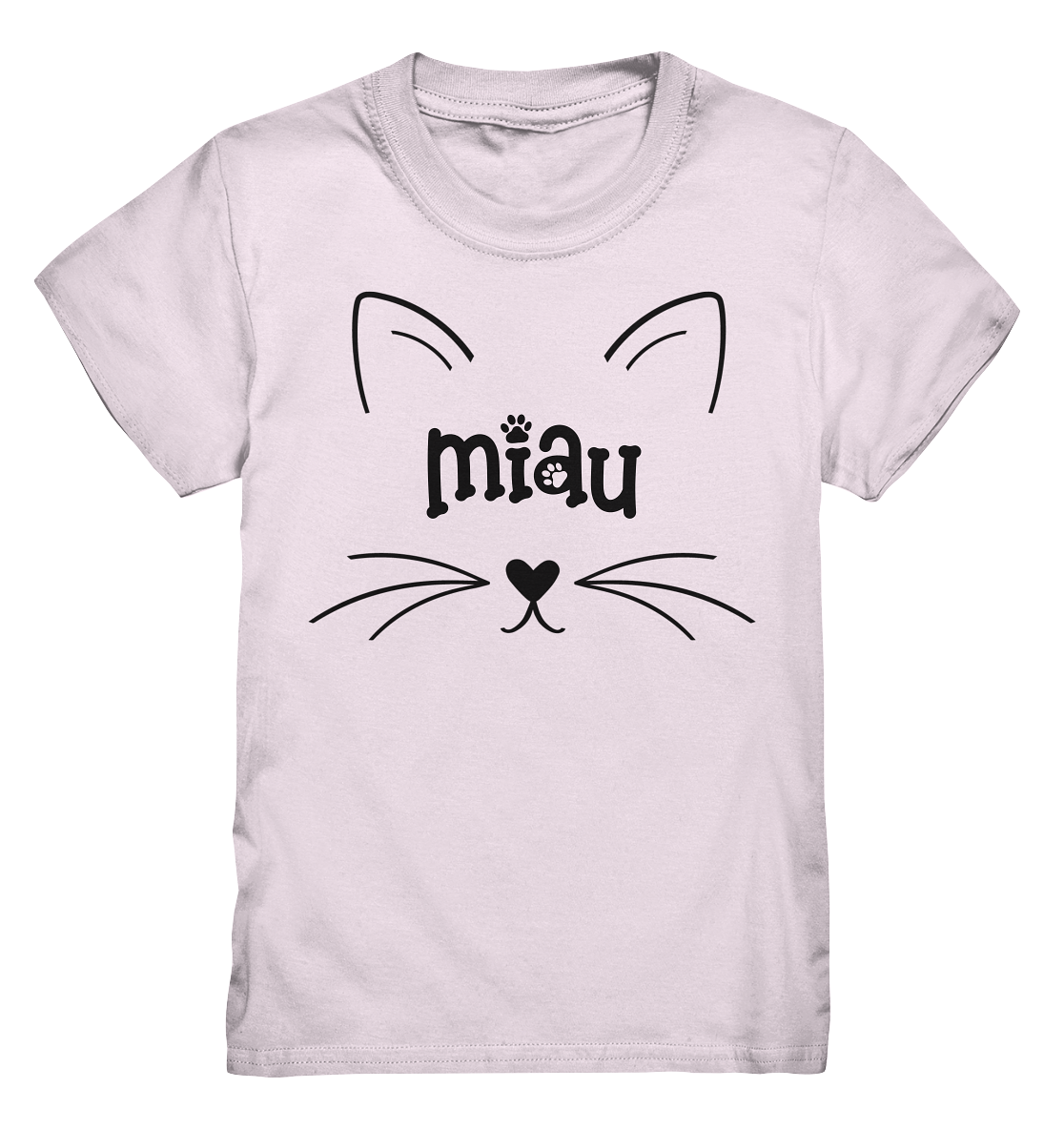 Miau lustiges Katzengesicht - Kids Premium Shirt